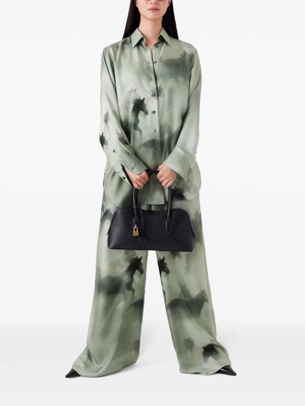 Stella McCartney  horse-print palazzo trousers - Image 2
