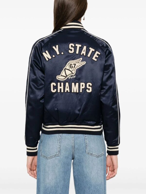 Polo Ralph Lauren  logo-patch bomber jacket - Image 4
