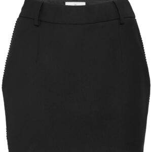 Philipp Plein  wool strass mini skirt