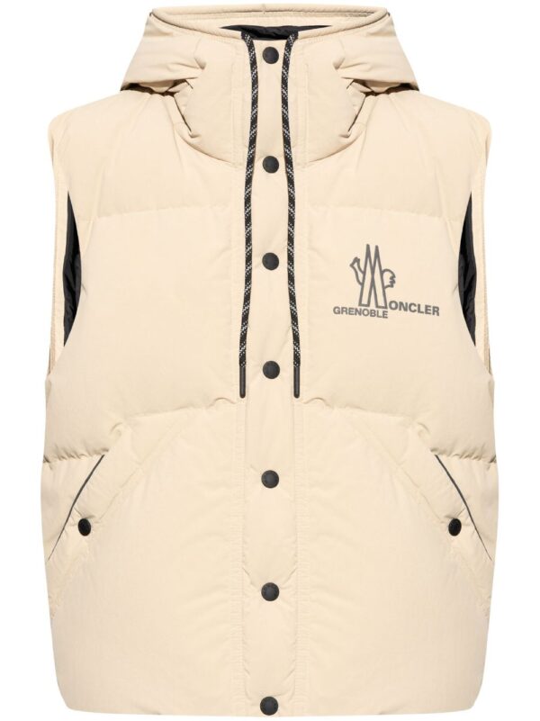 Moncler Grenoble  logo-print padded jacket
