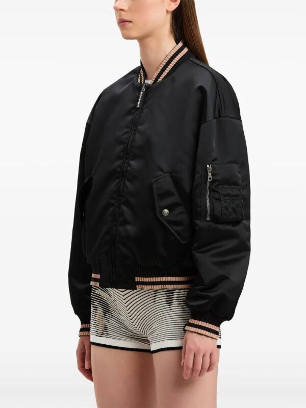 Palm Angels  curved logo bomber jacket - Image 4