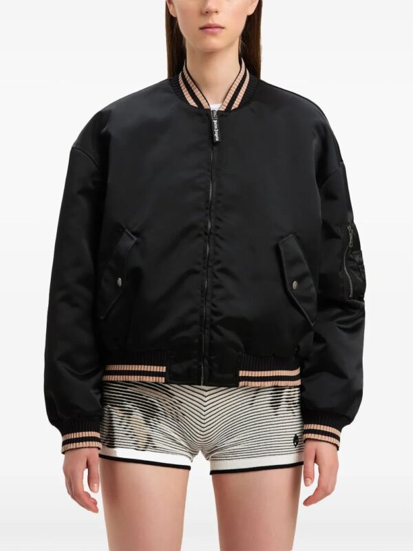 Palm Angels  curved logo bomber jacket - Image 3