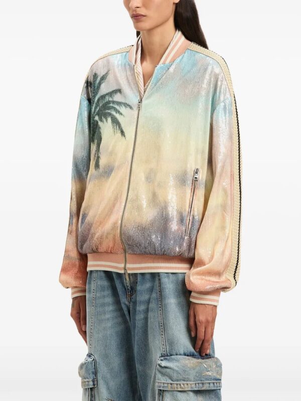 Palm Angels  Sunrise Palm bomber jacket - Image 4