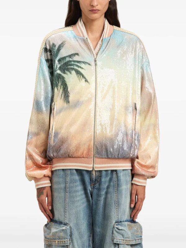 Palm Angels  Sunrise Palm bomber jacket - Image 3