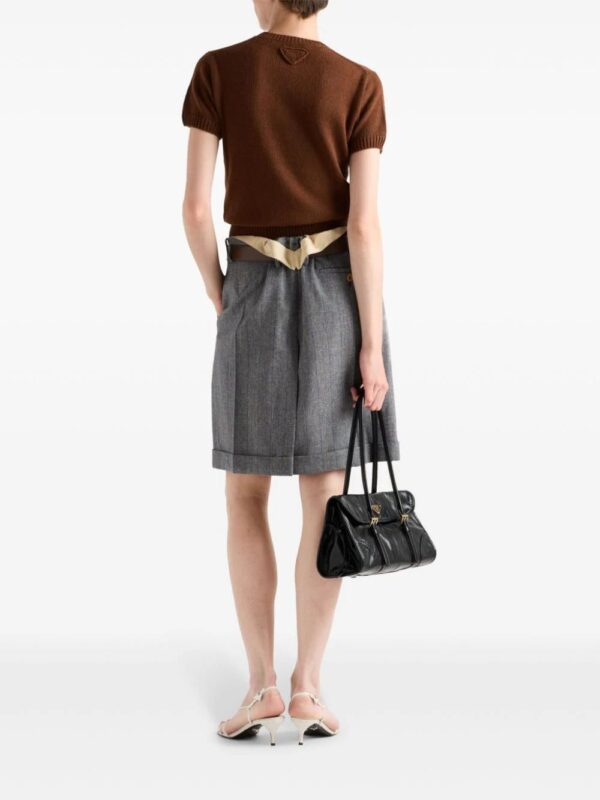 Prada  pinstriped wool miniskirt - Image 3