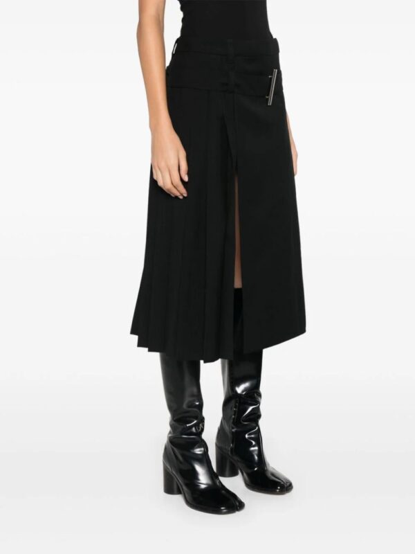 Alexander McQueen  pleated midi skirt - Image 3