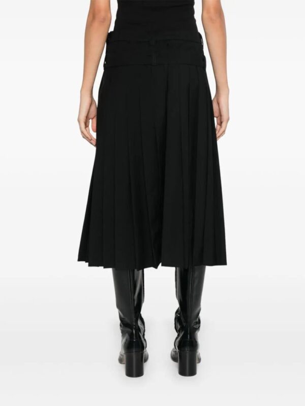 Alexander McQueen  pleated midi skirt - Image 4