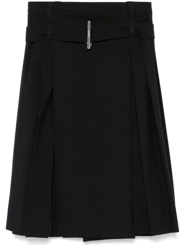 Alexander McQueen  pleated midi skirt