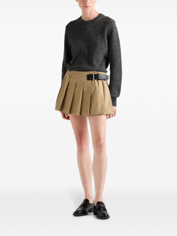 Prada  buckled pleated miniskirt - Image 2