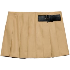 Prada  buckled pleated miniskirt