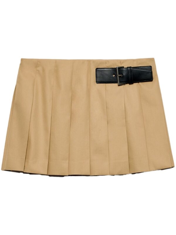 Prada  buckled pleated miniskirt