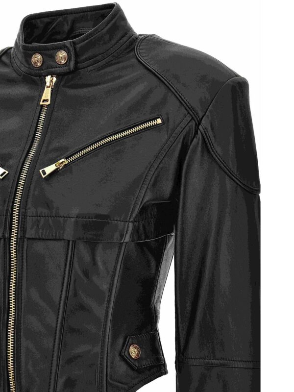 Versace Jeans Couture  leather jacket - Image 4