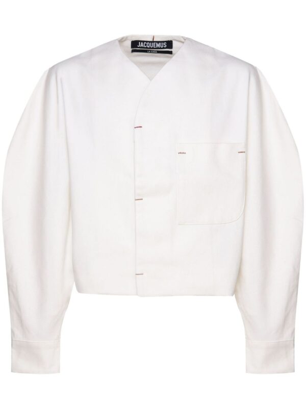 Jacquemus  The de-Nîmes Faro denim shirt