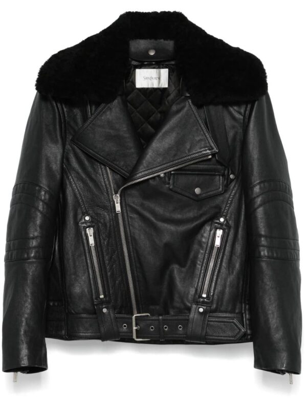 Saint Laurent  leather biker jacket