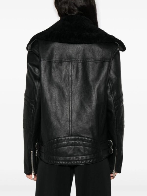 Saint Laurent  leather biker jacket - Image 4