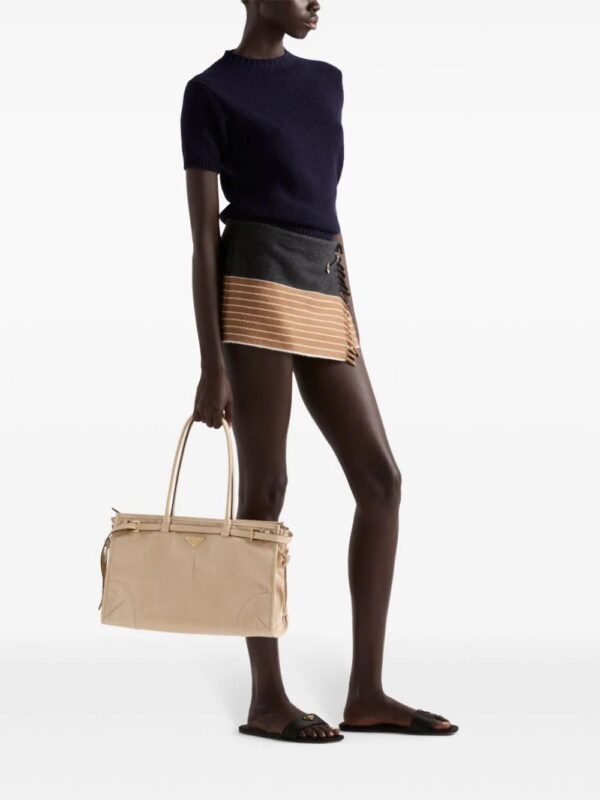 Prada  two-tone cashmere miniskirt - Image 2