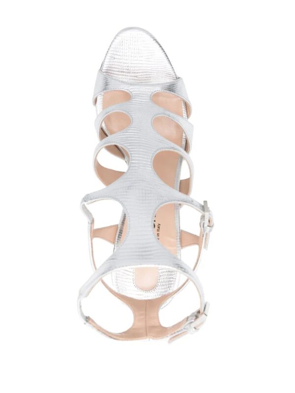 TOM FORD  115mm lizard-effect sandals - Image 4