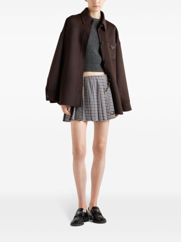 Prada  checked wool mini skirt - Image 2