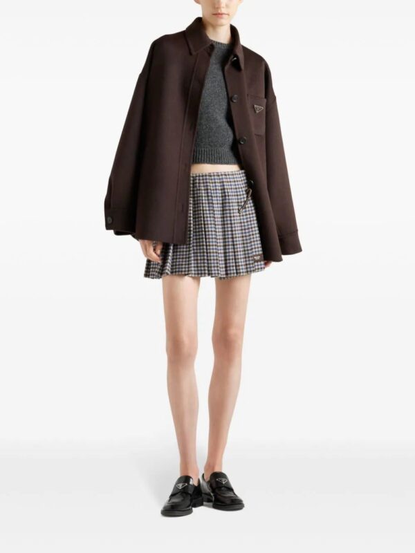 Prada  checked wool mini skirt - Image 2