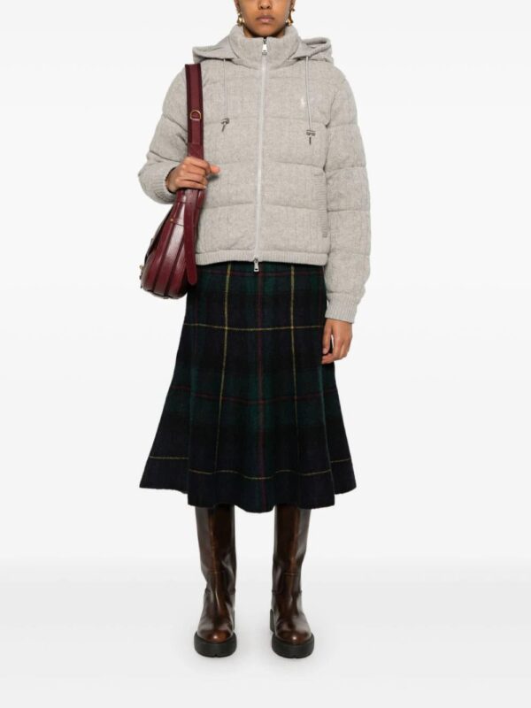Polo Ralph Lauren  cable-knit down jacket - Image 2