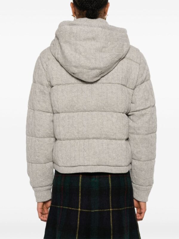 Polo Ralph Lauren  cable-knit down jacket - Image 4