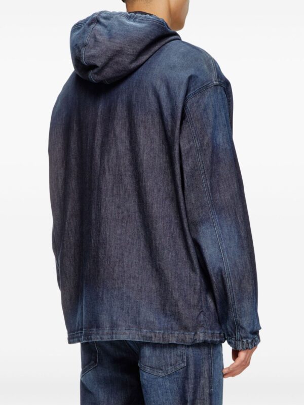 Diesel  hooded denim jacket - Image 4