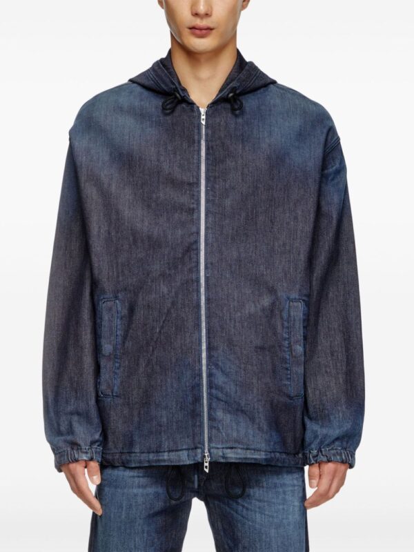 Diesel  hooded denim jacket - Image 3