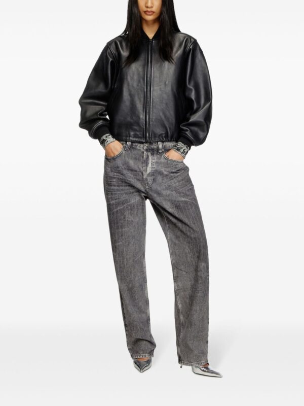 Diesel  L-Ilyan leather jacket - Image 2