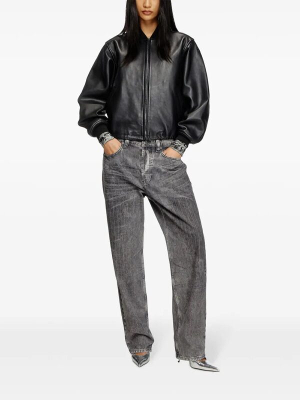 Diesel  L-Ilyan leather jacket - Image 2