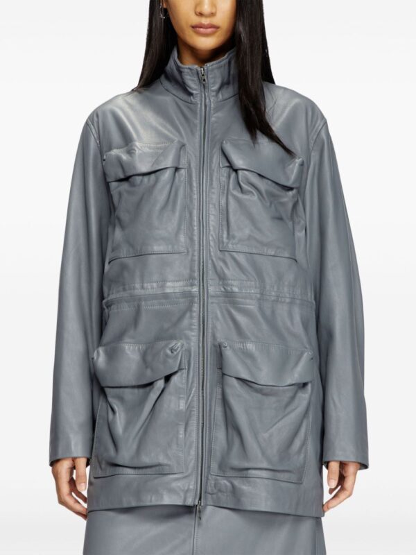 Diesel  L-Wen leather jacket - Image 3