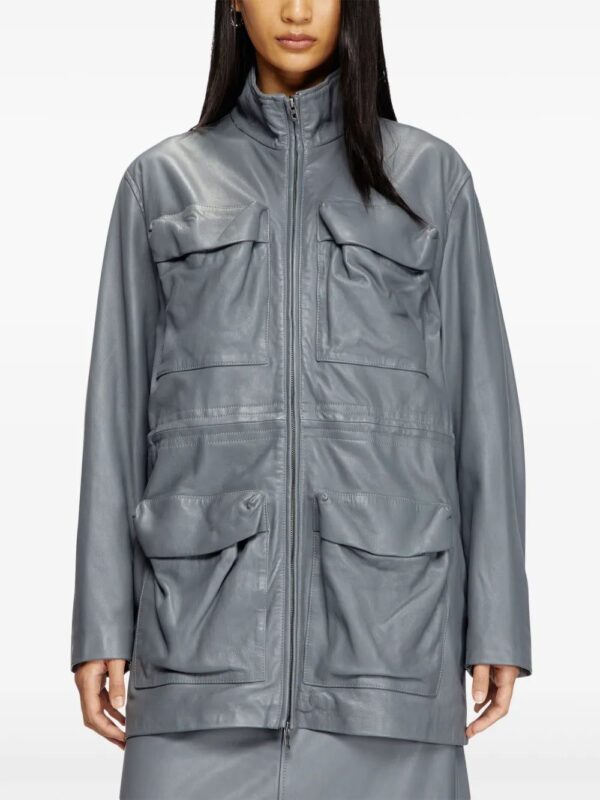 Diesel  L-Wen leather jacket - Image 3