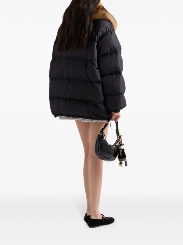 Prada  enamel triangle-logo padded jacket - Image 3