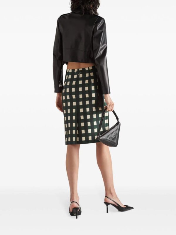 Prada  leather biker jacket - Image 3