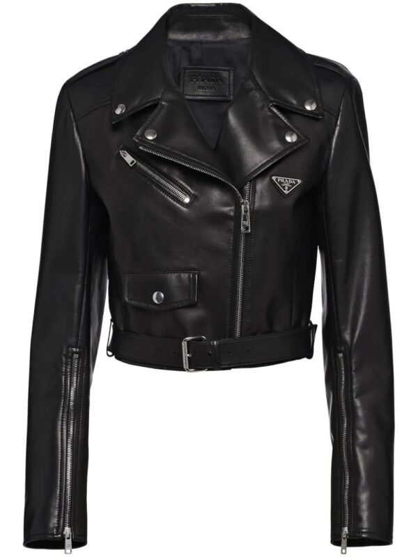 Prada  leather biker jacket
