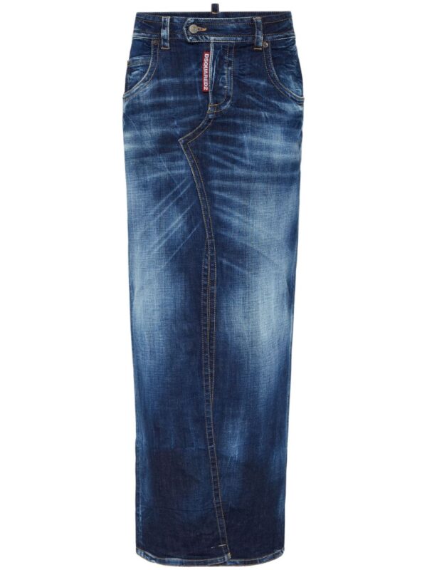 DSQUARED2  denim maxi skirt