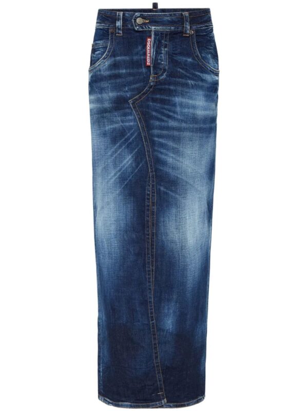 DSQUARED2  denim maxi skirt