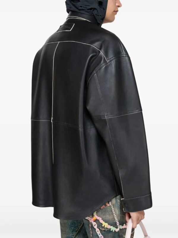 Acne Studios  leather shirt - Image 4