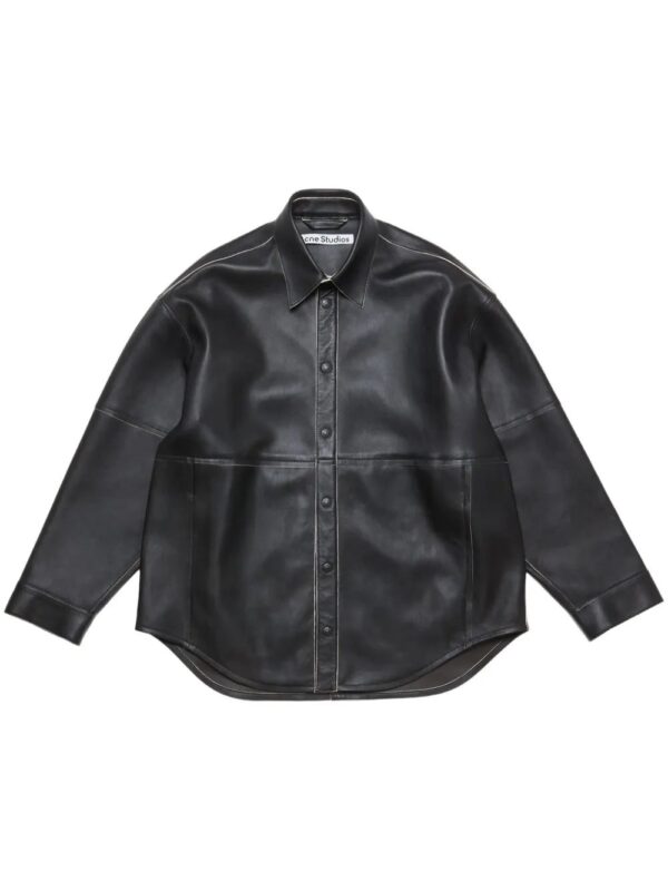 Acne Studios  leather shirt