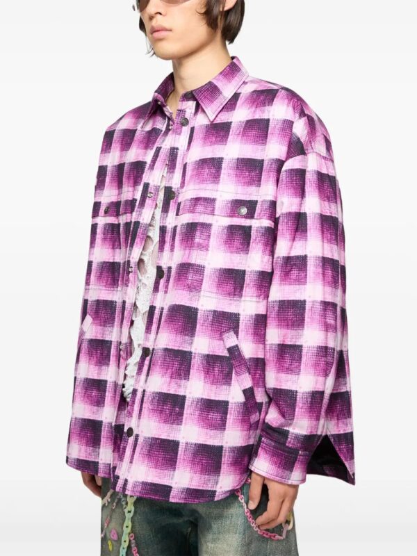 Acne Studios  checked shirt - Image 4
