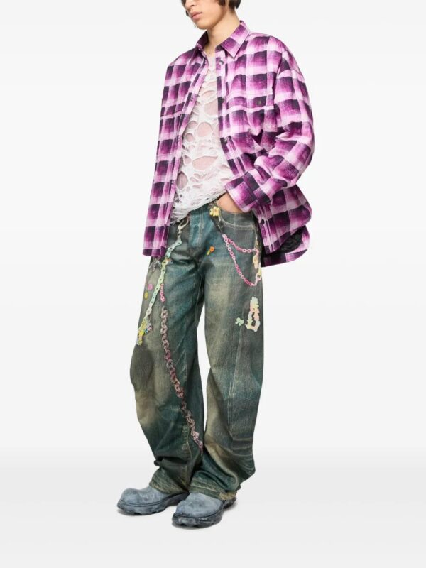 Acne Studios  checked shirt - Image 3