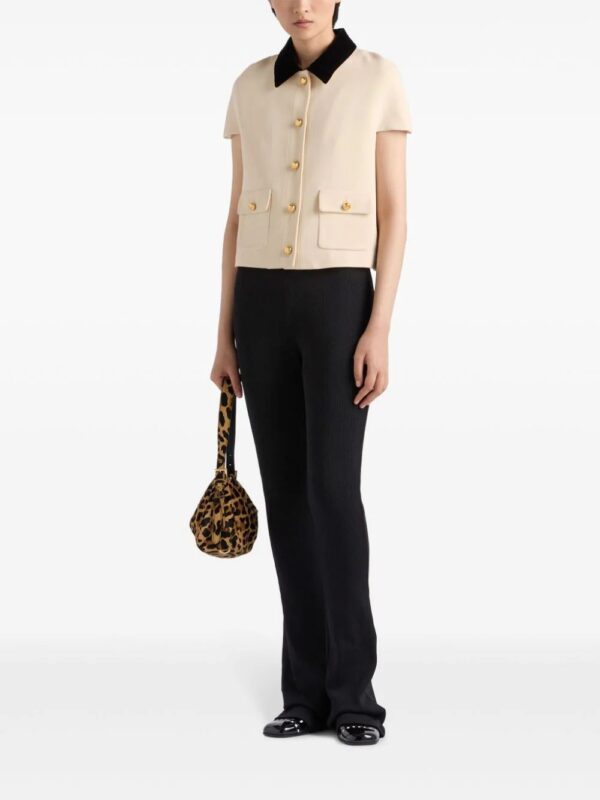 Prada  velvet-collar jacket - Image 2