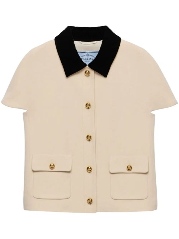 Prada  velvet-collar jacket