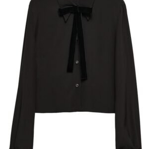 Prada  bow-detail shirt
