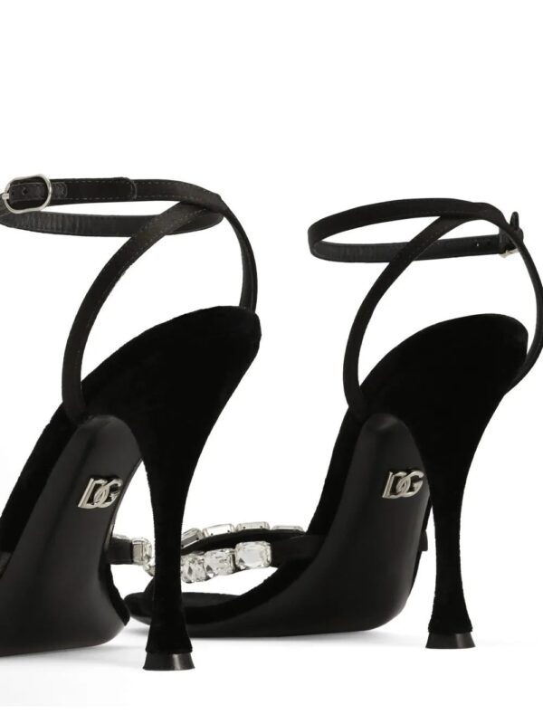 Dolce & Gabbana  105mm crystal-embellished sandals - Image 4