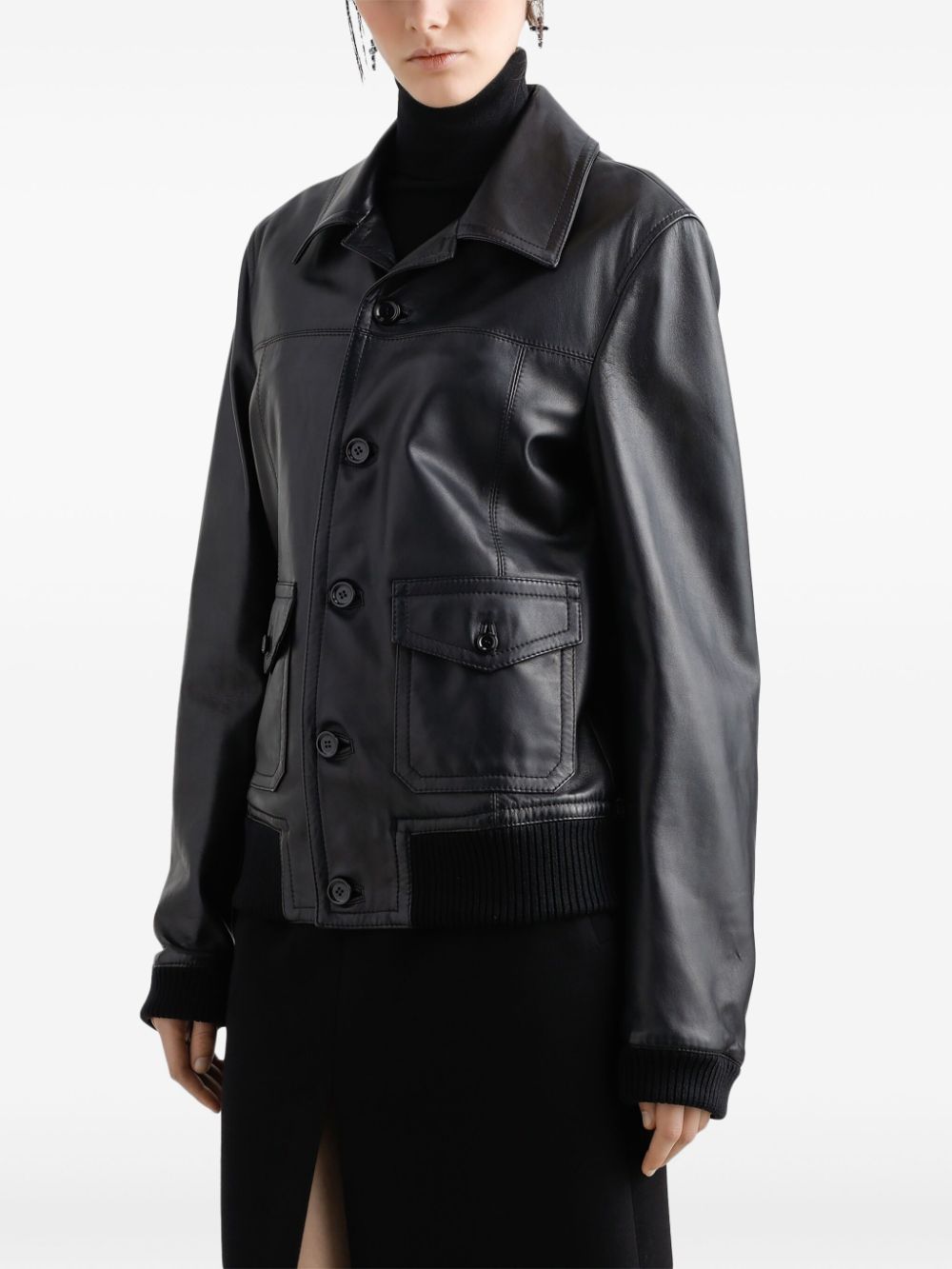 Dolce & Gabbana leather jacket - Image 4