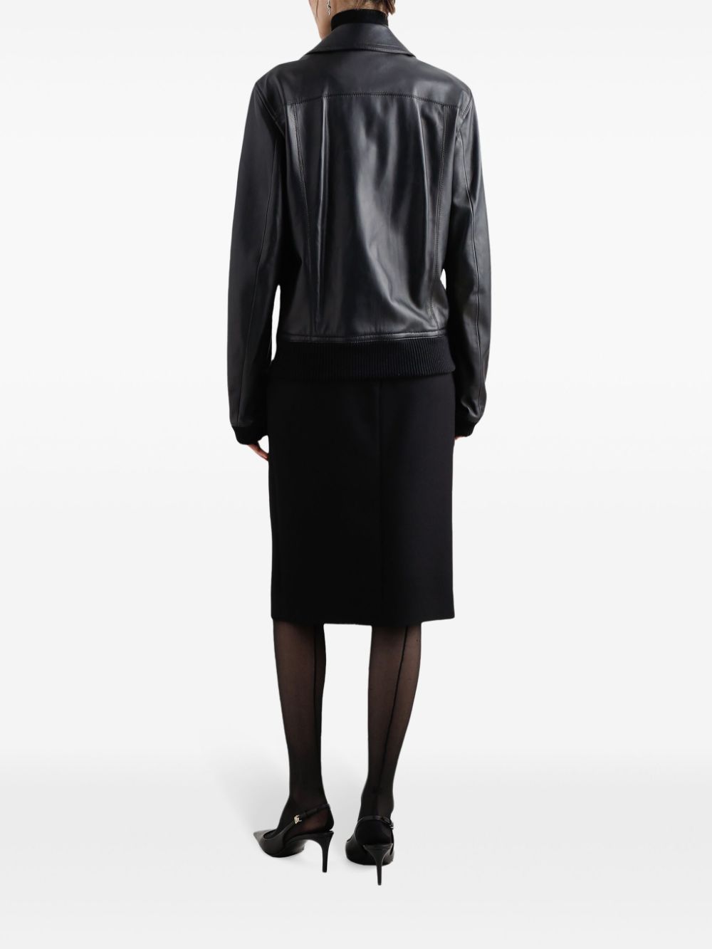 Dolce & Gabbana leather jacket - Image 3