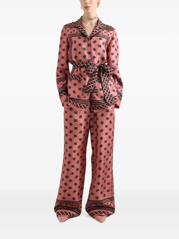 Dolce & Gabbana  logo-print palazzo pants - Image 2