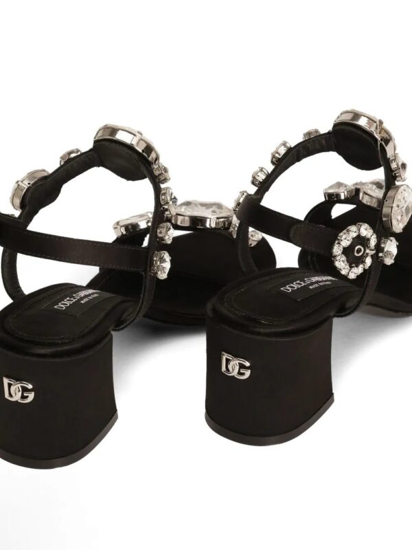 Dolce & Gabbana  60mm crystal-embellished sandals - Image 4