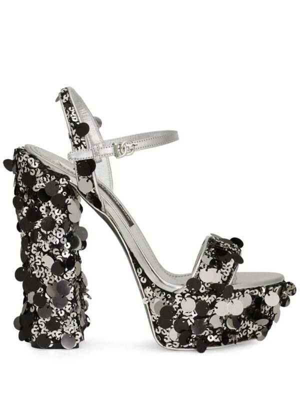 Dolce & Gabbana  105mm sequinned sandals