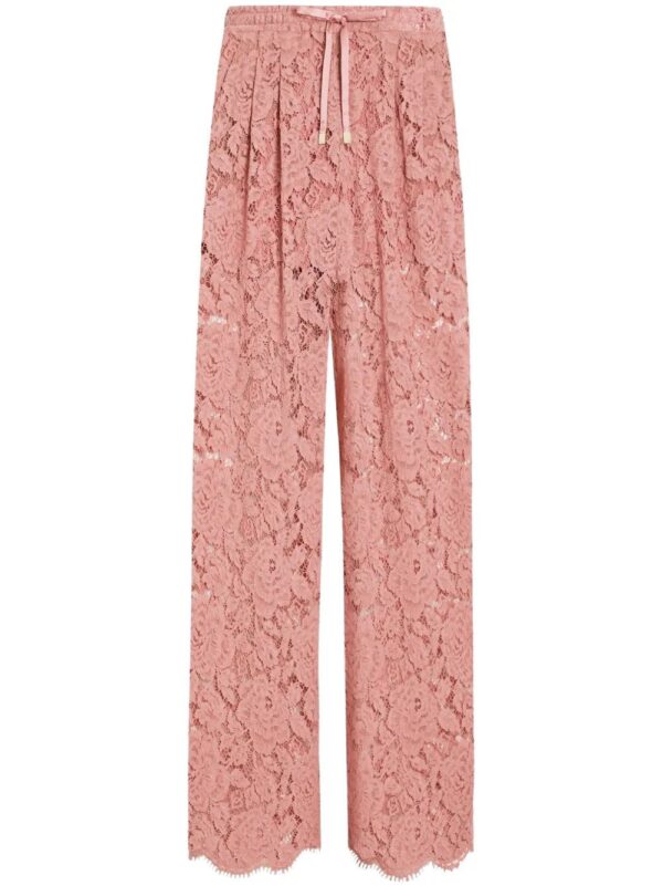 Dolce & Gabbana  floral lace trousers